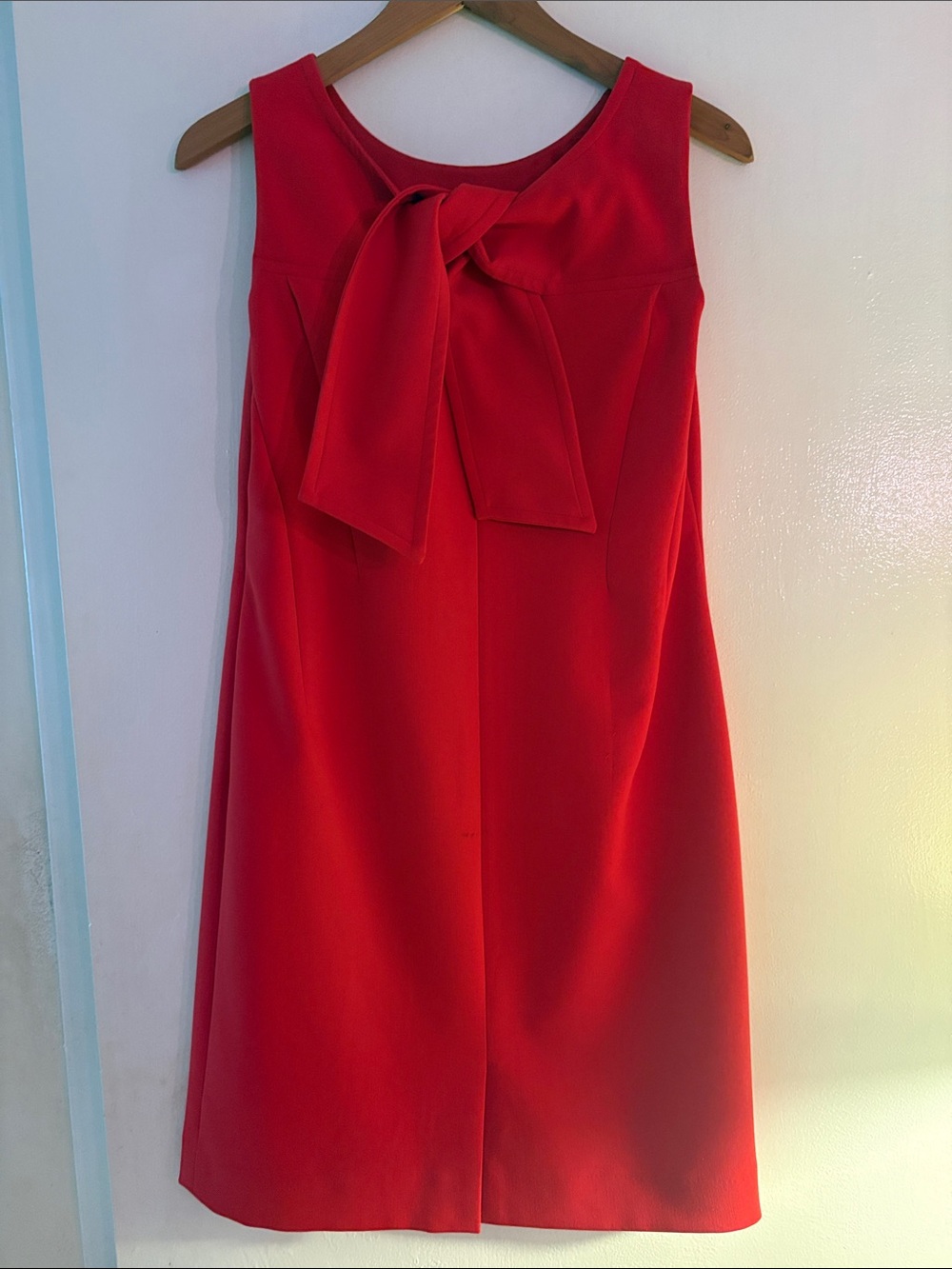 Brooks Brothers Red Bow-Front Midi Dress